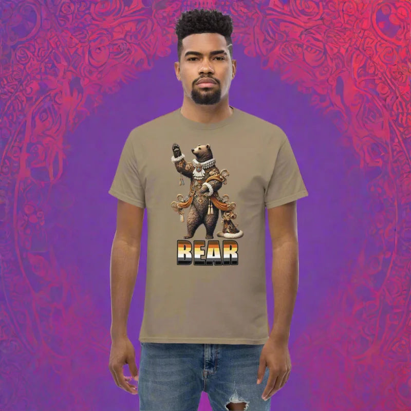 BEAR Lord Fancy Ruffle Shirt Bear Pride Classic T-Shirt - Unisex Classic Short Sleeve T-Shirt - Bear, Doggy styled,