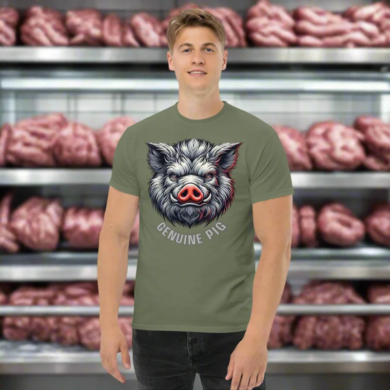 GENUINE PIG Rough Pig Face Fetish Classic T-Shirt