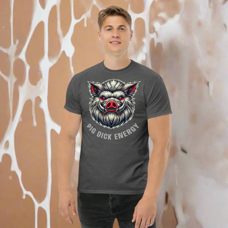 PIG DICK ENERGY Cocky Pig Fetish Classic T-Shirt
