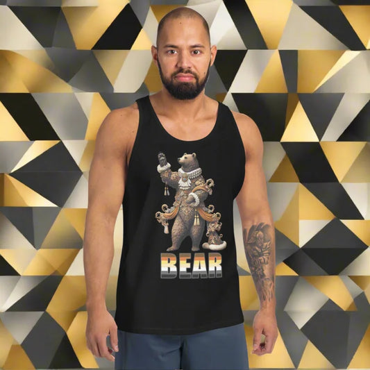 BEAR Lord Fancy Ruffle Shirt Pride Tank Top