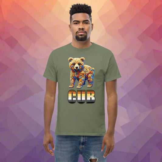 CUB Baby Bear Pride Classic T-Shirt - Unisex Classic Short Sleeve T-Shirt - Bear, Doggy styled, LGBTQ + , T-Shirts