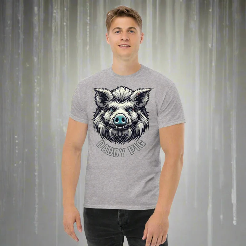 DADDY PIG Pounder Pig Face Fetish Finder Classic T-Shirt