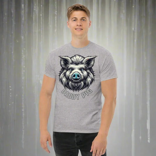 DADDY PIG Pounder Pig Face Fetish Finder Classic T-Shirt