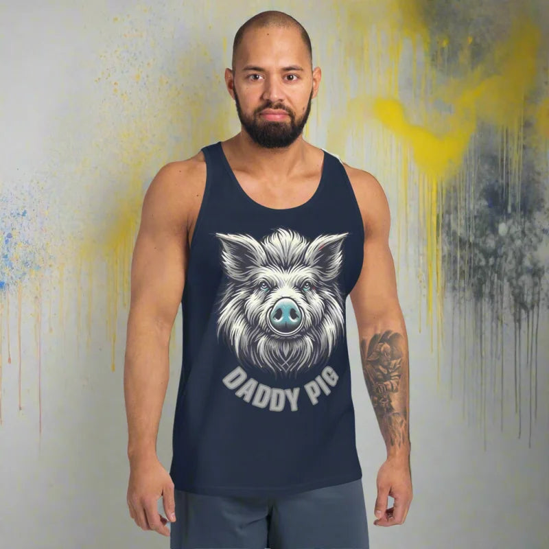 DADDY PIG Pounder Pig Face Fetish Tank Top