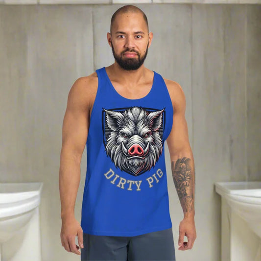 DIRTY PIG Deviant Pig Face Fetish Tank Top