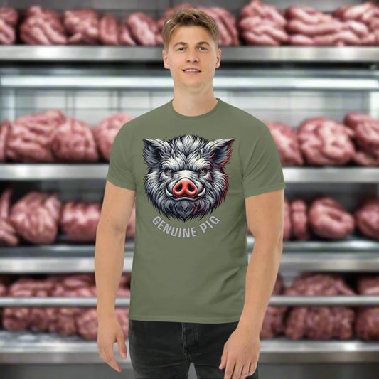 GENUINE PIG Rough Pig Face Fetish Classic T-Shirt