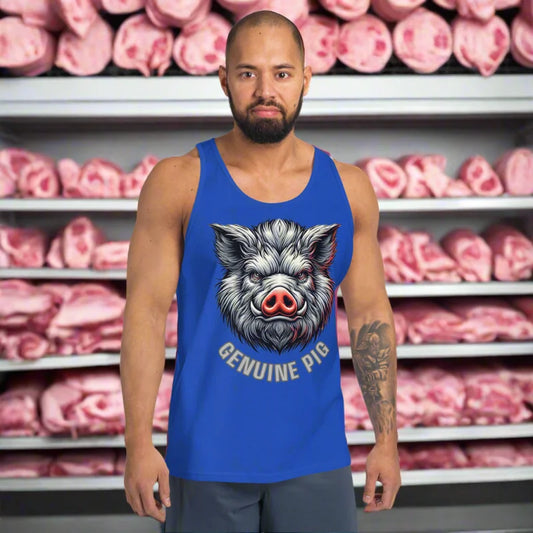 GENUINE PIG Rough Pig Face Fetish Tank Top