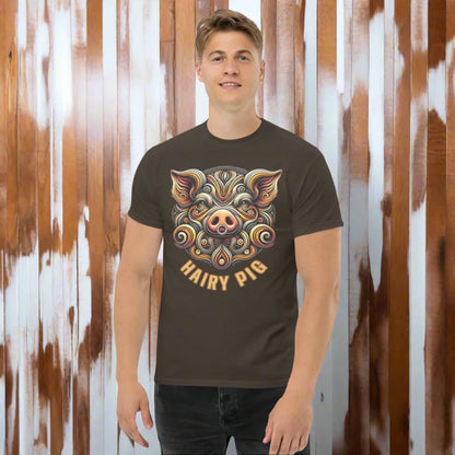 HAIRY PIG Rough Pig Face Fetish Classic T-Shirt