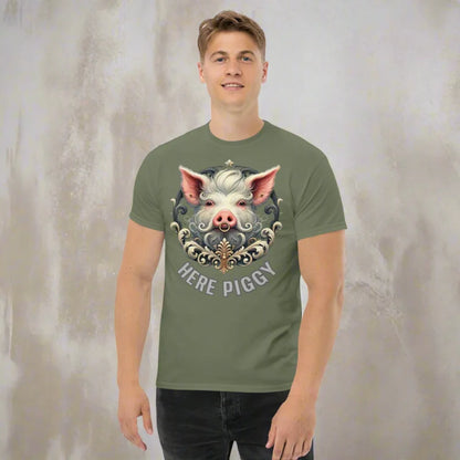 HERE PIGGY Country Face Fetish Classic T-Shirt