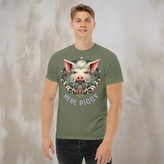 HERE PIGGY Country Face Fetish Classic T-Shirt