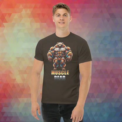 MUSCLE BEAR Beefy Bear Slang Classic T-Shirt - Unisex Classic Short Sleeve T-Shirt - Bear, Doggy styled, LGBTQ