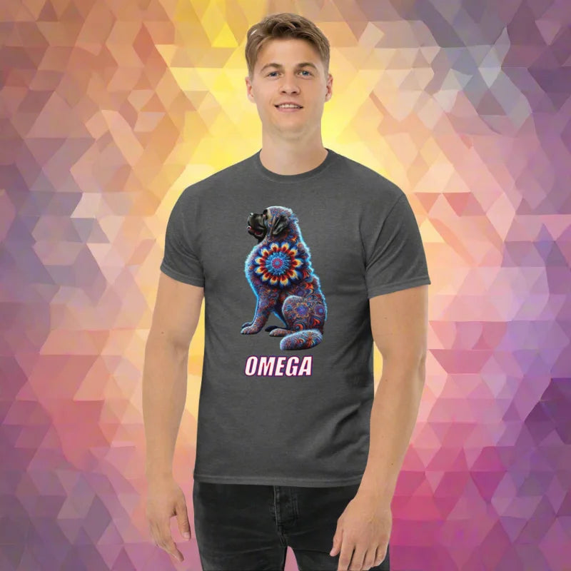 OMEGA Sitting Pup Role Pride Classic T-Shirt - Doggy styled, He, He T-Shirts, LGBTQ + , Men’s Clothing