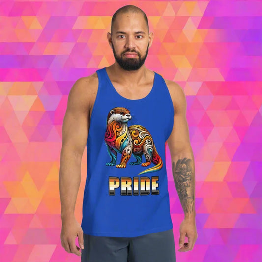 OTTER Tribal Bear Slang Pride Tank Top