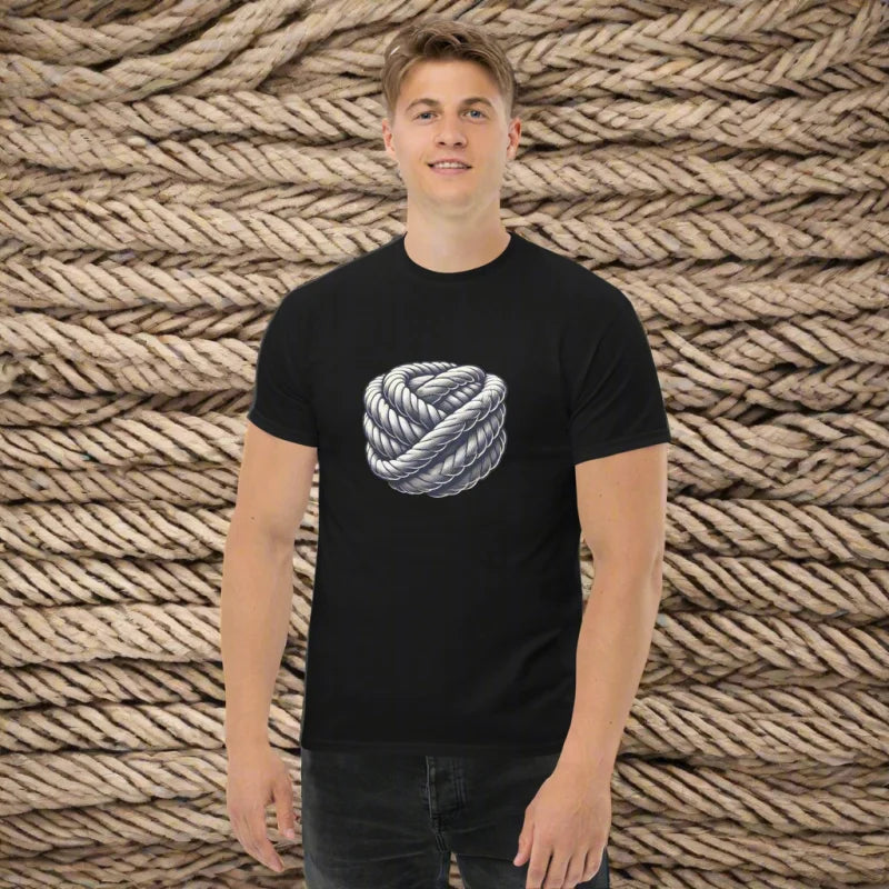 Stylised Fist Knot Black T-shirt, perfect for doggy styled clothes lovers