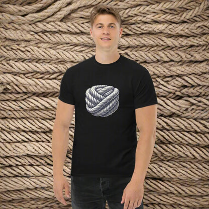 Stylised Fist Knot Black T-shirt, perfect for doggy styled clothes lovers