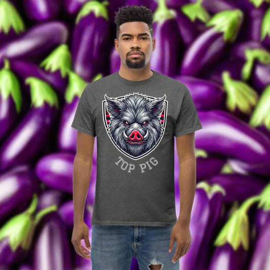 TOP PIG Thrust Pig Face Fetish Classic T-Shirt - Doggy styled, He T-Shirts, Pig, T-Shirts